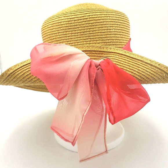 DORFMAN PACIFIC SKALA Paper Braid Adjustable Drawstring Sun Hat - Picture 2 of 7